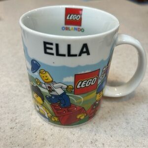 LEGO ELLA Mug with Logo and  Minifigure Design-Personalized